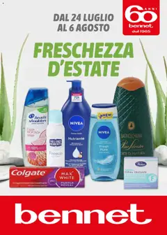 Anteprima dell'opuscolo Volantino Freschezza D'Estate dal negozio bennet valido da 24/07/2025
