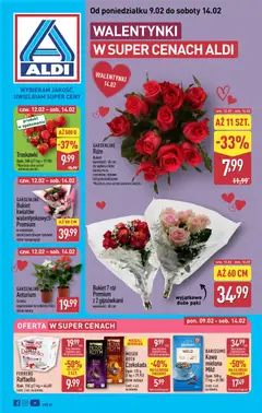 Pogląd gazetki "Walentynki" ze sklepu Aldi ważnej od 09.02.2026