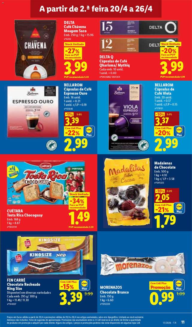 Novo folheto Lidl a partir de 20/04