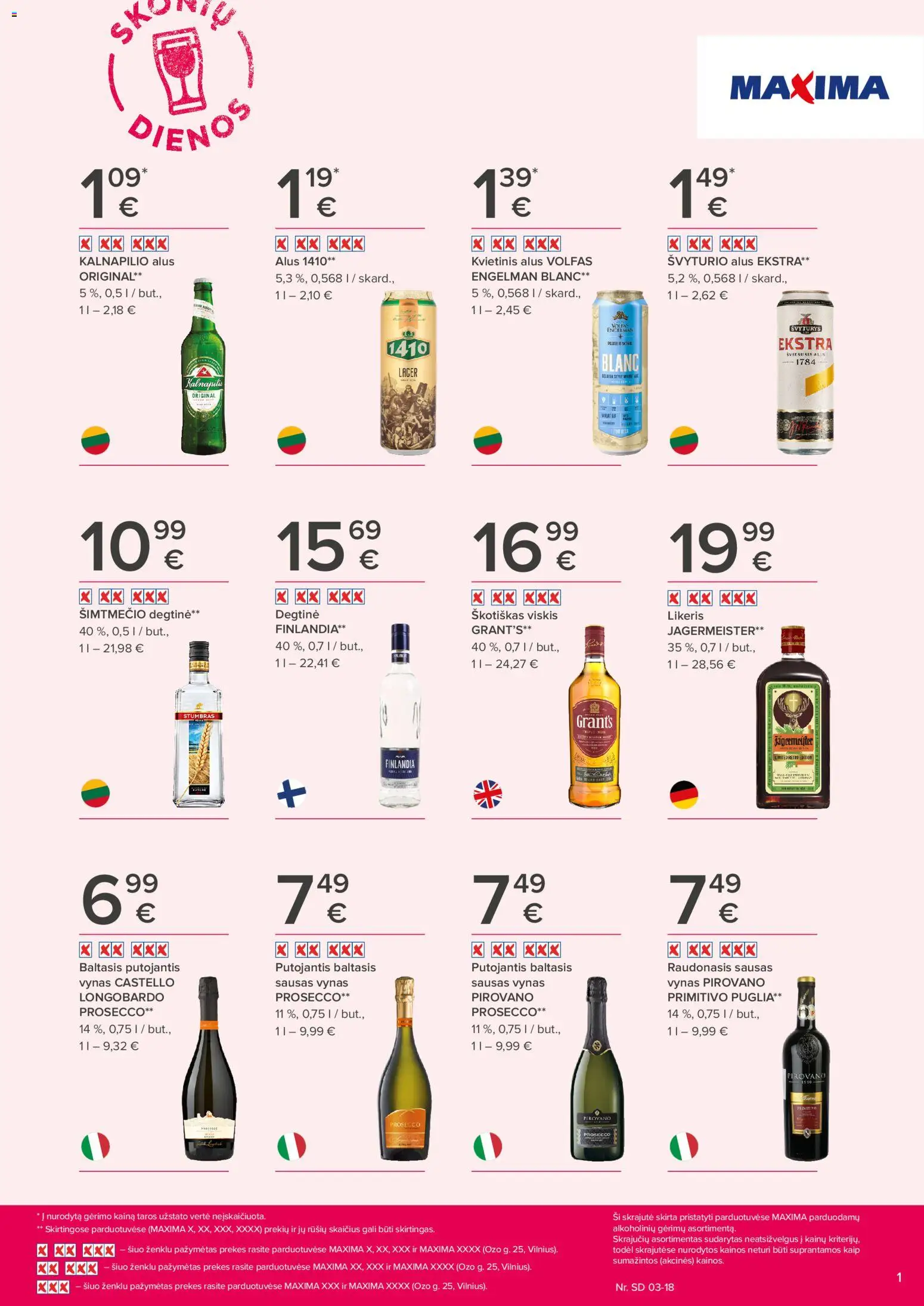 MAXIMA parduotuvės leidinio MAXIMA leidinys - Skonių dienos galiojančio nuo 2026.03.05 peržiūra