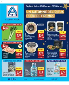 Voorbeeld van Folder de la semaine 44 van winkel Aldi geldig vanaf 27/10/2025