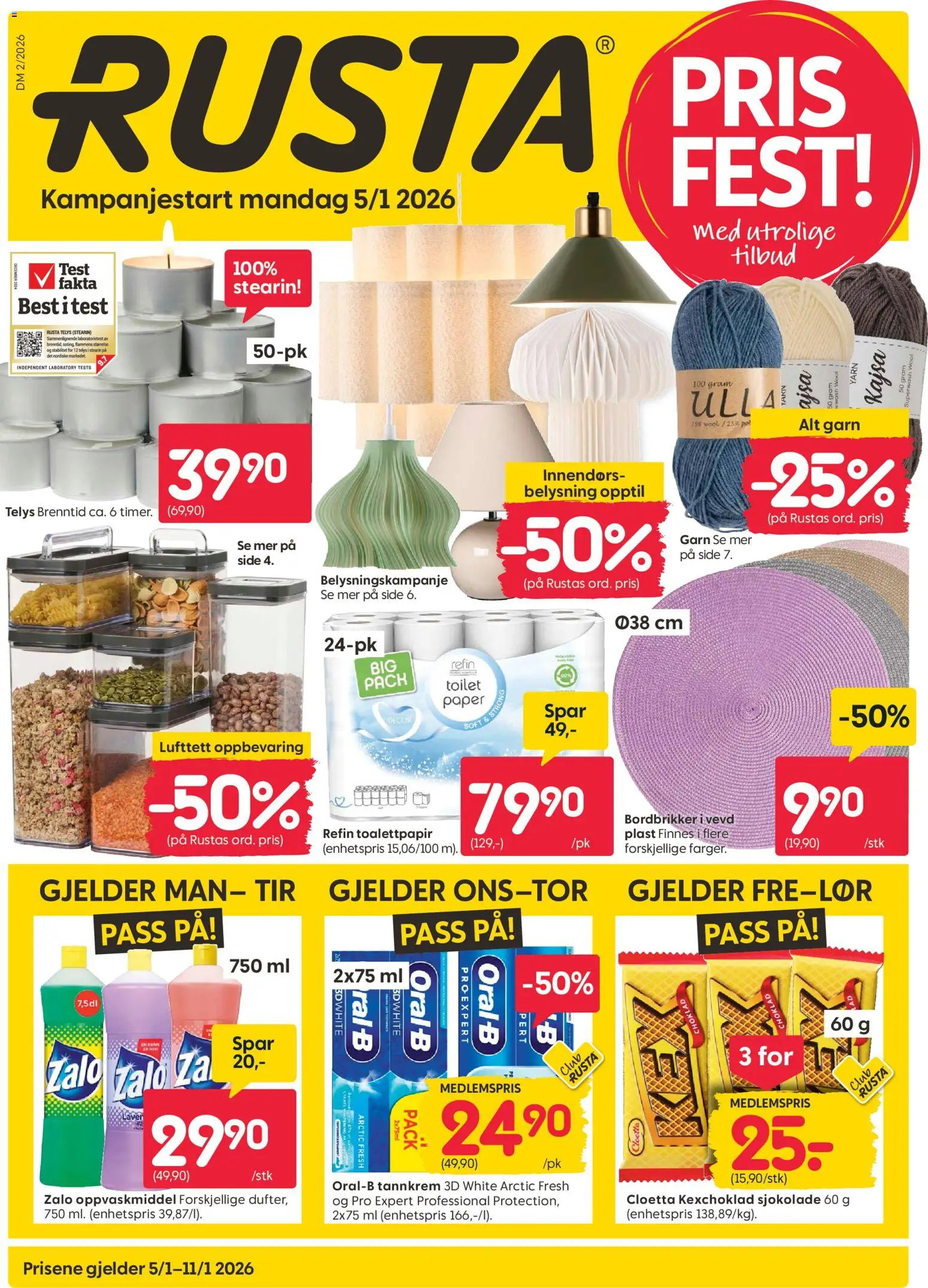 Forhåndsvis Kundeavis fra butikk Rusta gyldig fra 05/01/2026