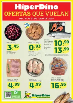 Vista previa del folleto de la tienda HiperDino válido desde el 18/07/2025 