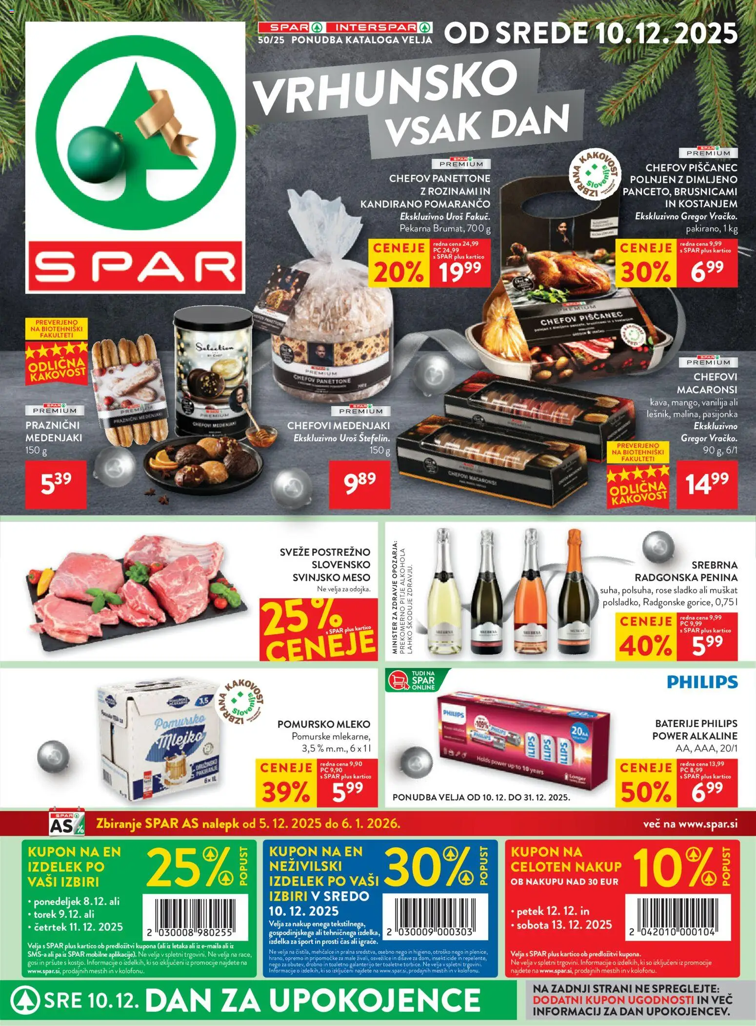 Predogled kataloga iz trgovine Spar veljaven od 10.12.2025