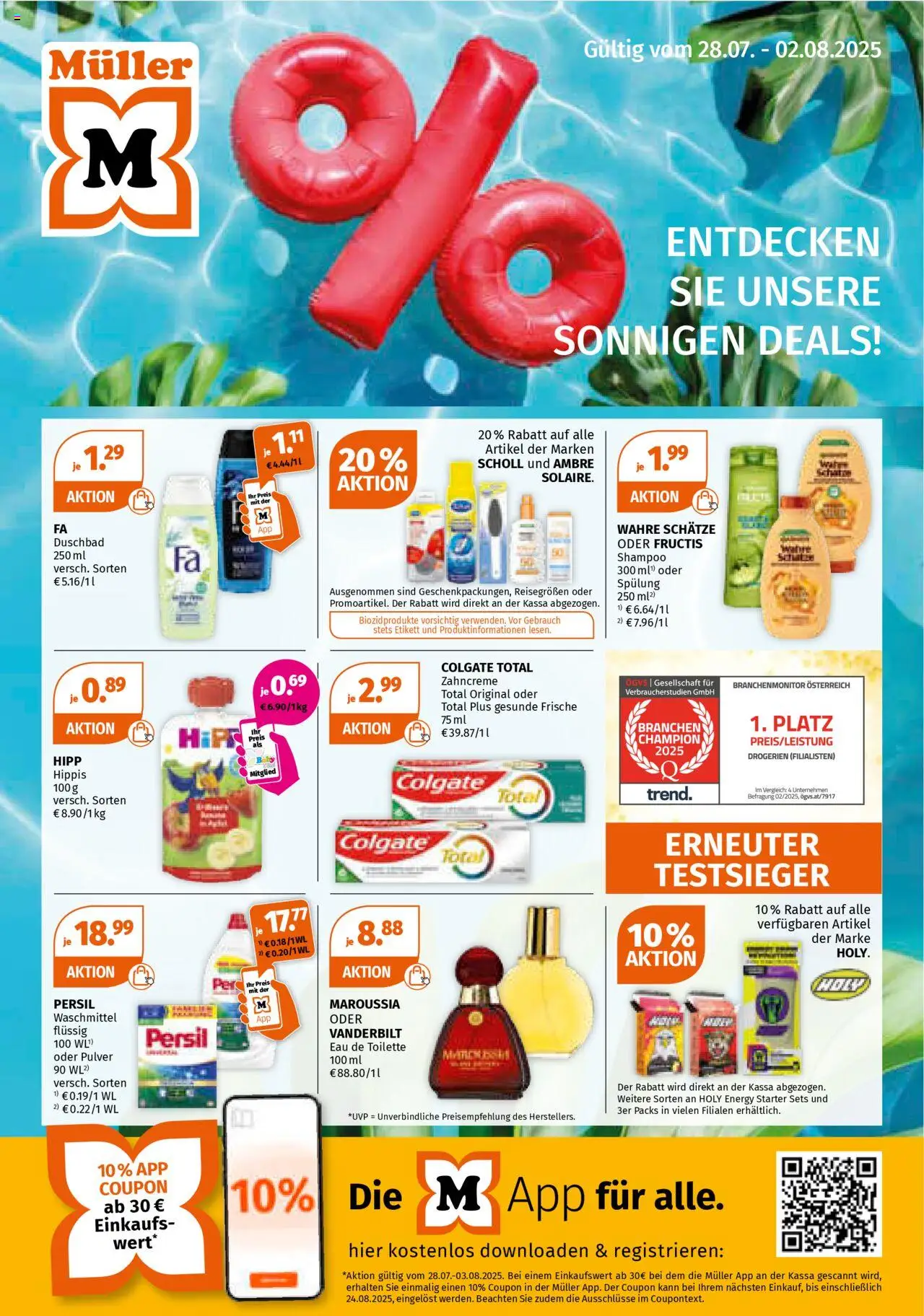  Müller Flugblatt ab (28.07.2025 - 02.08.2025) - Seite 1
