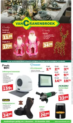 Prévisualisation de Folder / Publicité du magasin Van Cranenbroek formulaire valide 01/12/2025
