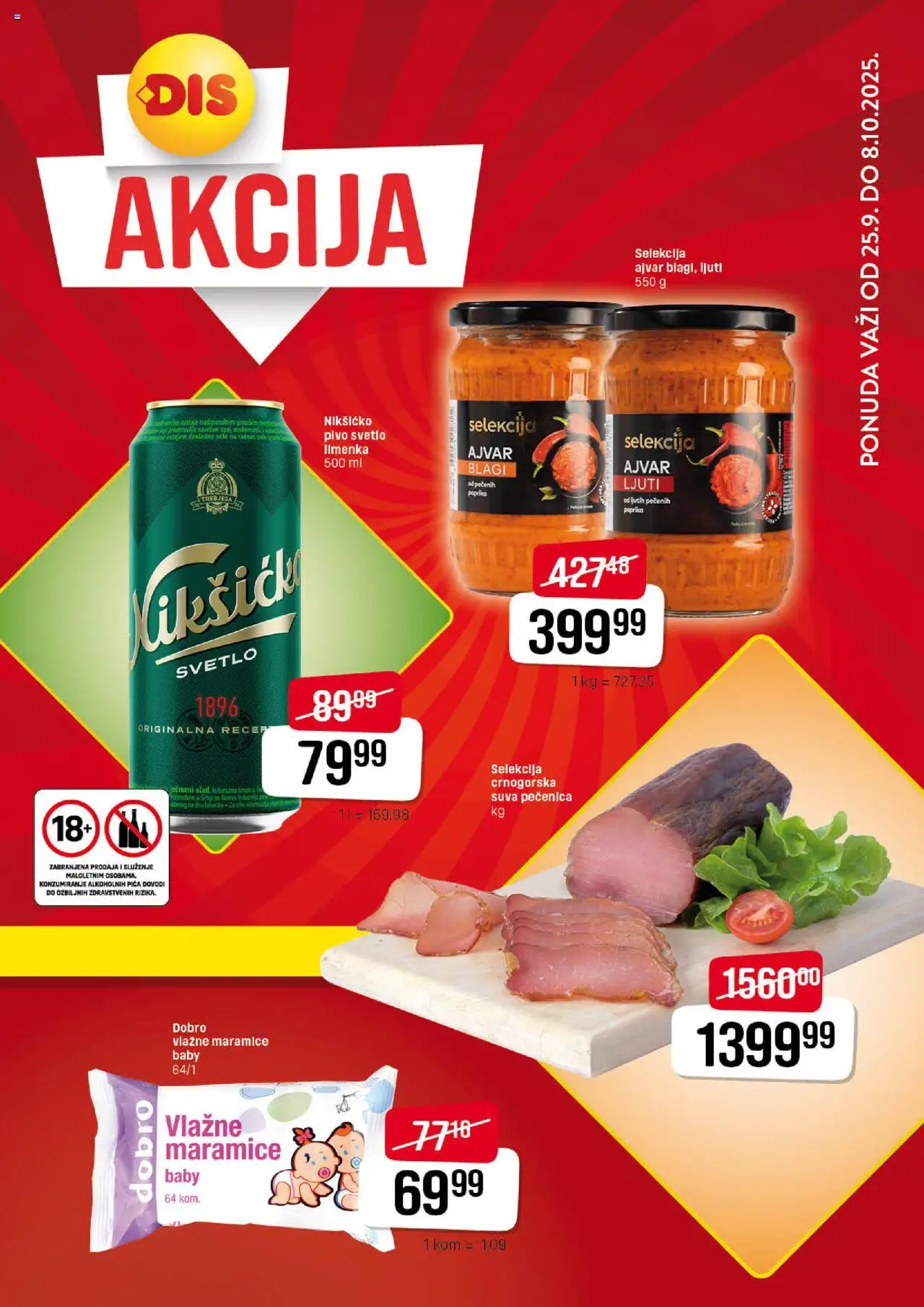 Super DIS katalog važi od 25.09.2025 - stranica 1
