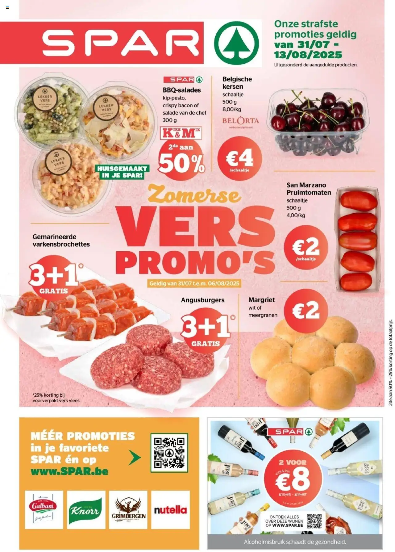 Spar Express shop SPAR Folder week 31 - 32 geldig vanaf 31/07/2025 - Paginanummer 1
