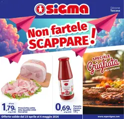 Anteprima dell'opuscolo SIGMA volantino Toscana dal negozio SIGMA valido da 23/04/2026