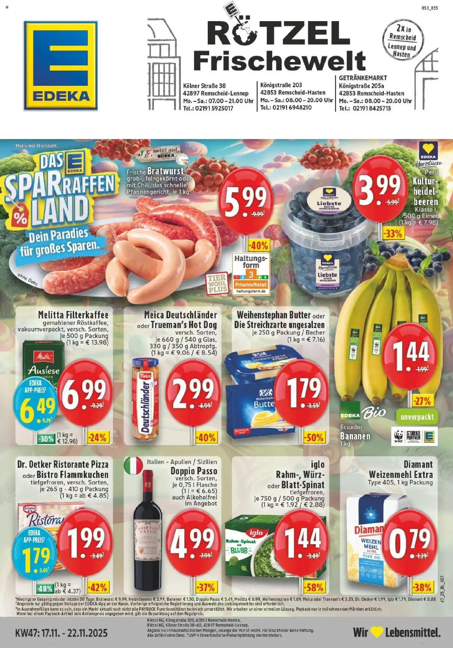 Vorschau von dem Prospekt des Geschäftes Edeka, gültig ab dem 17.11.2025