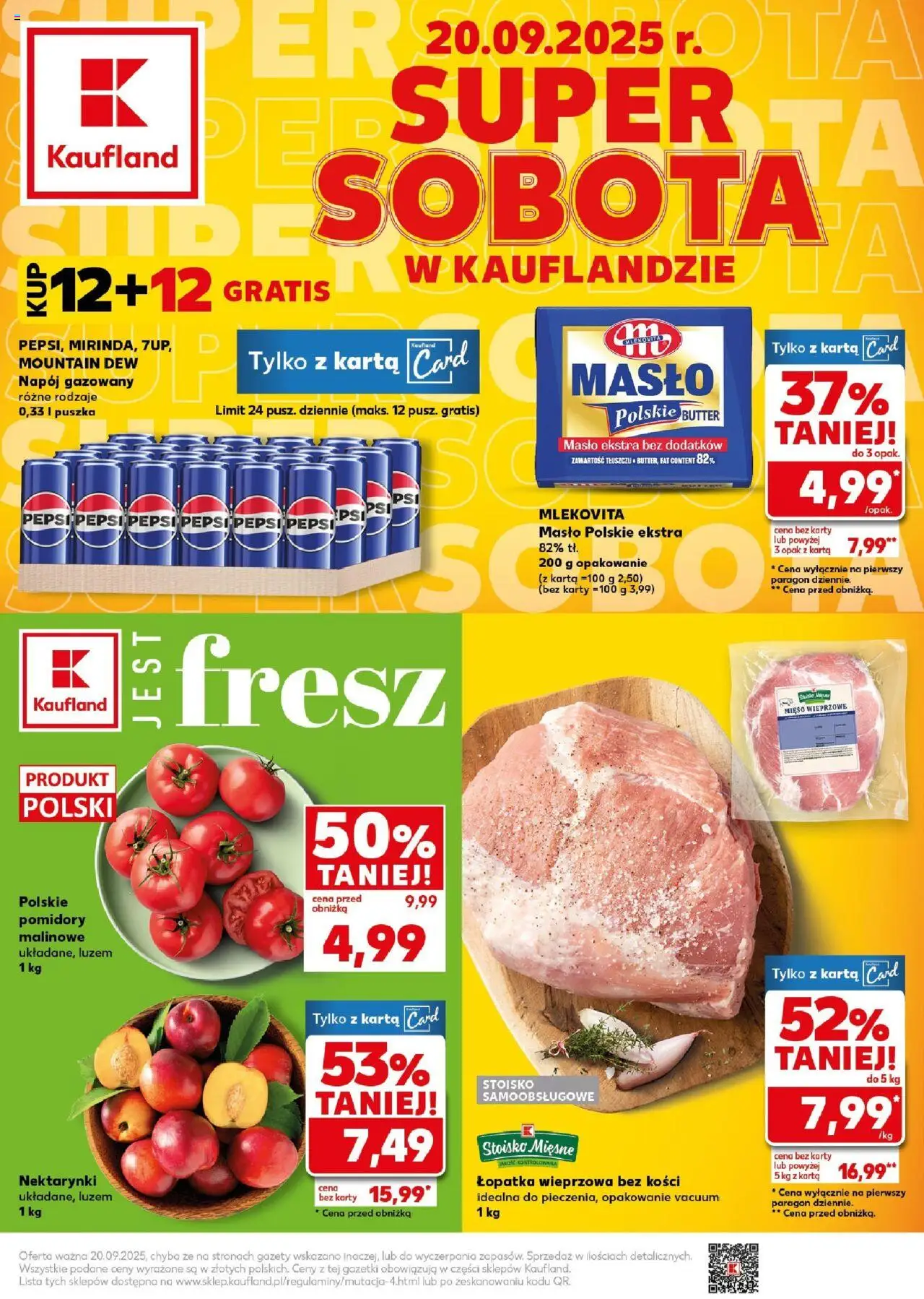 KAUFLAND gazetka promocyjna 20.09.2025 - Promocje - Numer strony 1