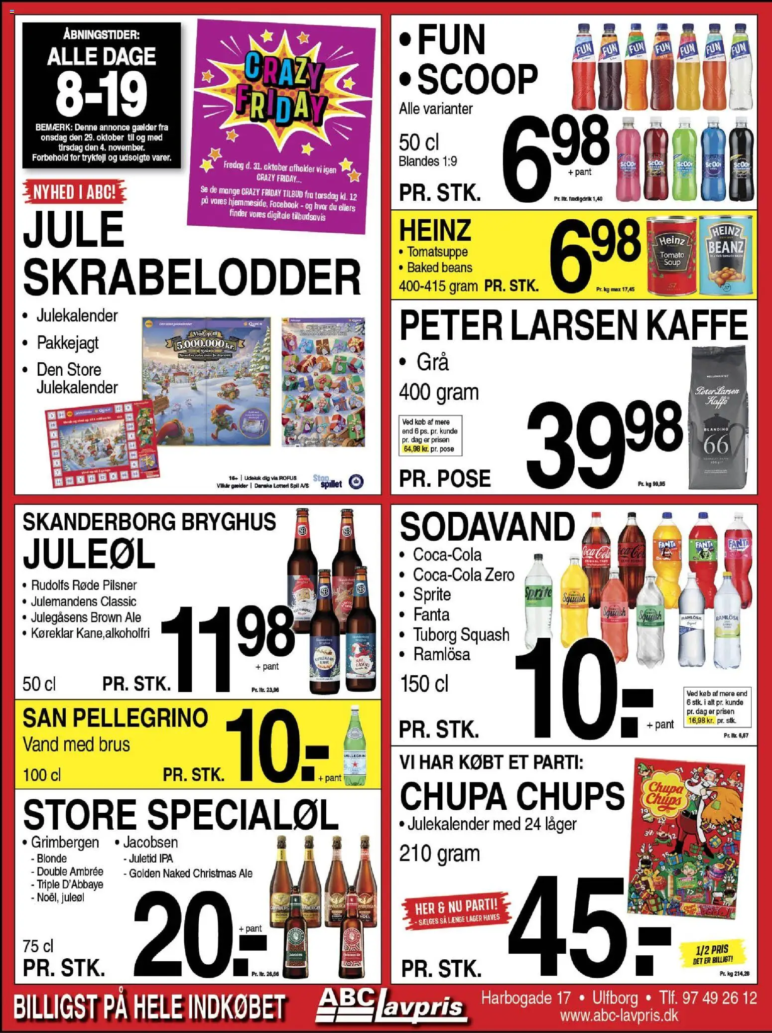 Eksempel på tilbudsavis Ulfborg fra butik Abc Lavpris gyldig fra 29/10/2025