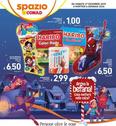 Anteprima dell'opuscolo Volantino Speciale Epifania dal negozio Spazio Conad valido da 27/12/2025