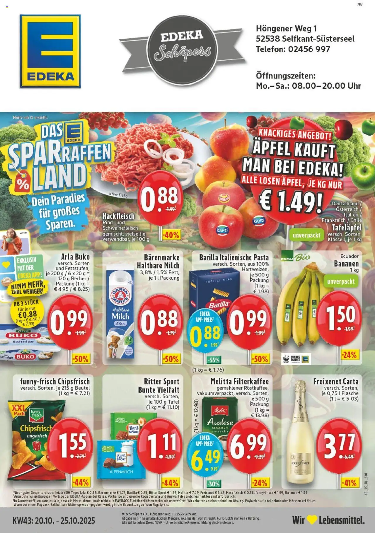 EDEKA Prospekt ab 19.10.2025 - Prospekt Selfkant-Wehr Online