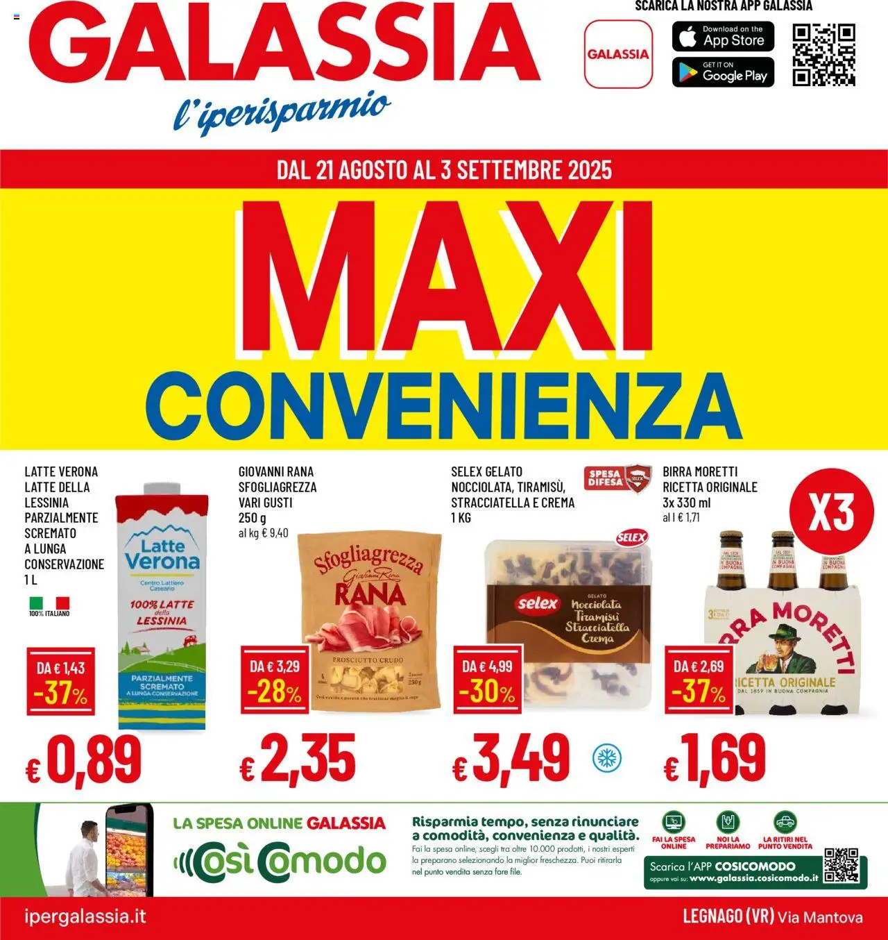 Volantino Galassia valido da 21/08/2025 numero di pagina 1