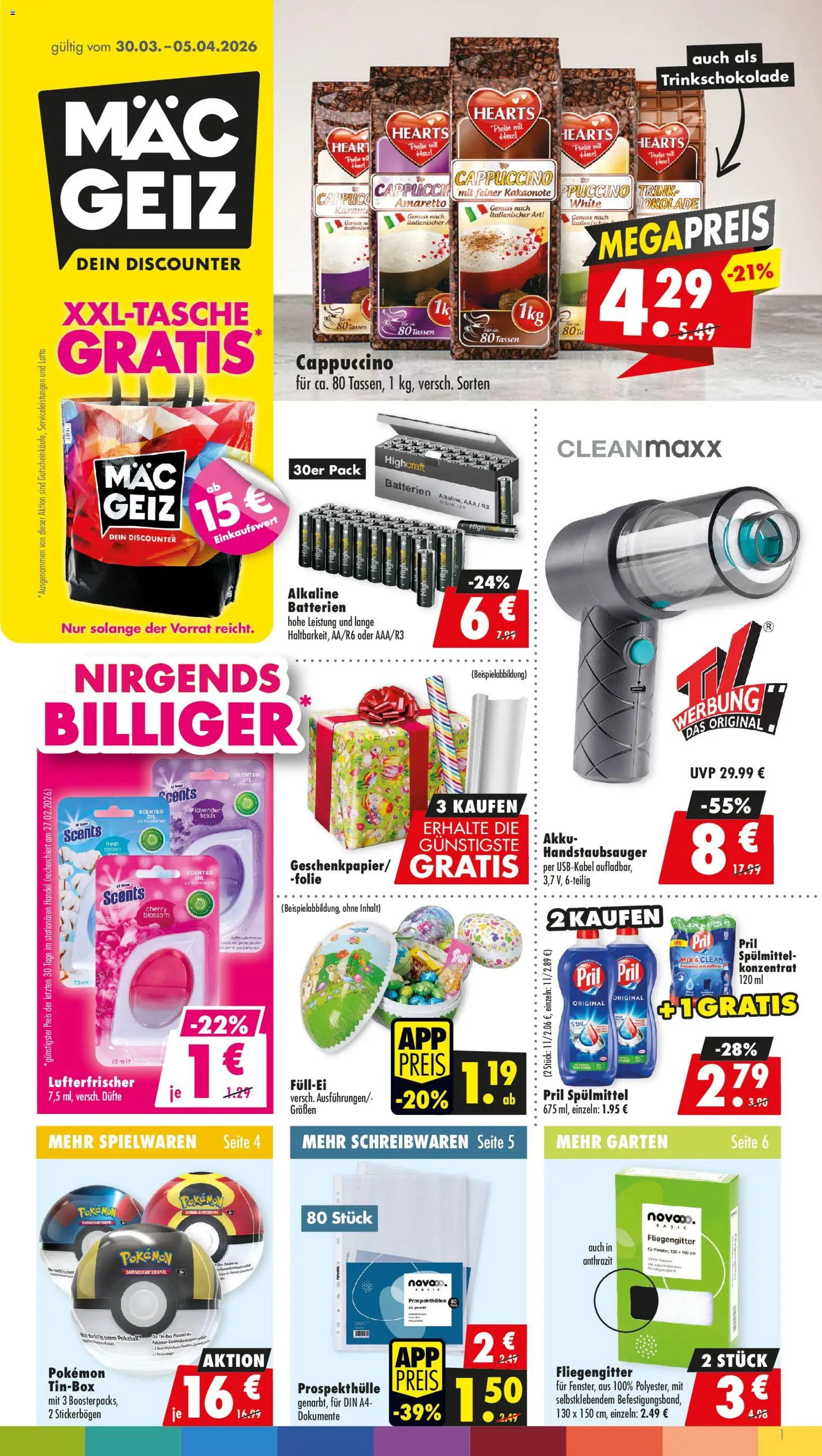 Vorschau von dem Prospekt des Geschäftes Mäc Geiz, gültig ab dem 30.03.2026