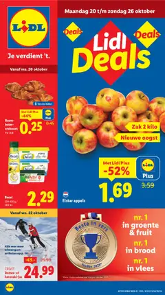Voorbeeld van Folder week 43 van winkel Lidl geldig vanaf 20-10-2025