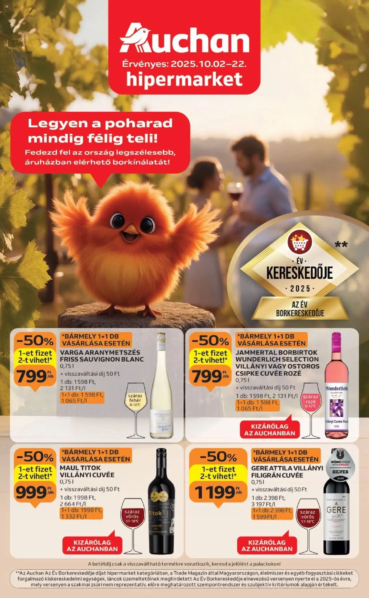 Auchan aktuális szórólap, érvényes 2025.10.02.-től - 1 oldal