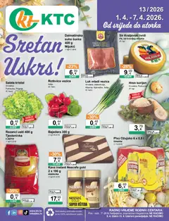 Pregled letka KTC Katalog trgovine KTC vrijedi od 01.04.2026