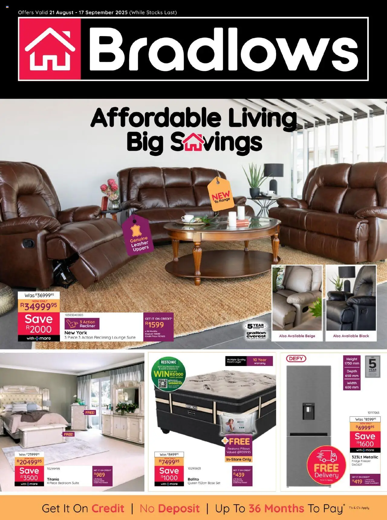 Bradlows Specials from 21/08 - 17/09/2025 > Promotions