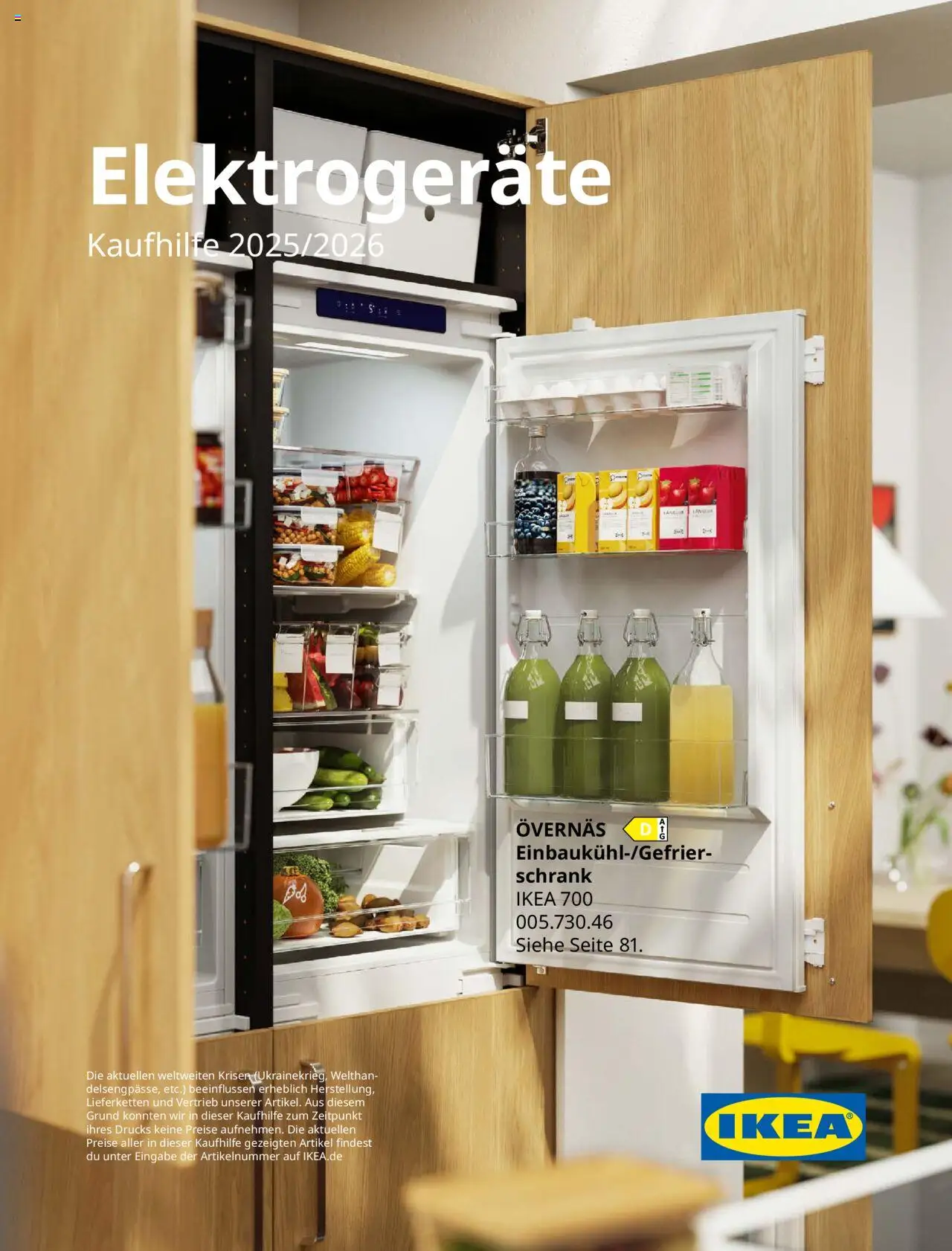 Ikea Elektrogeräte (vom von Dienstag 30.09.2025) - Schrank