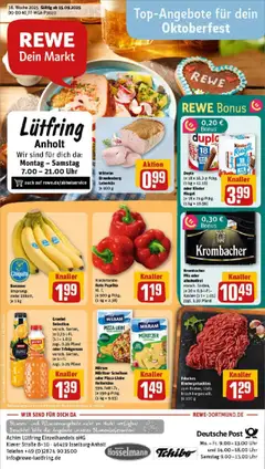 Vorschau von dem Prospekt des Geschäftes Rewe, gültig ab dem 14.09.2025