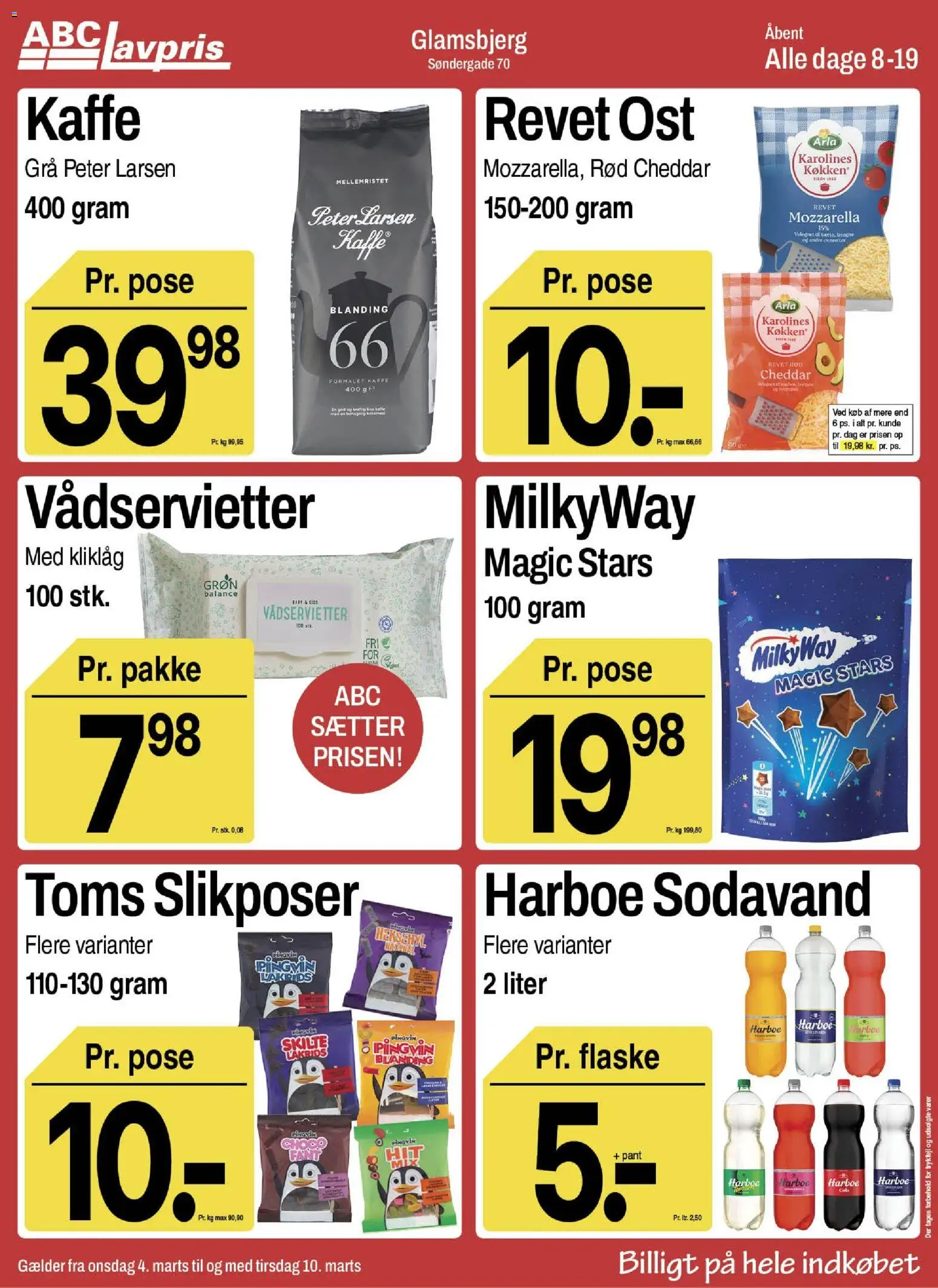 Eksempel på tilbudsavis Glamsbjerg fra butik Abc Lavpris gyldig fra 04/03/2026