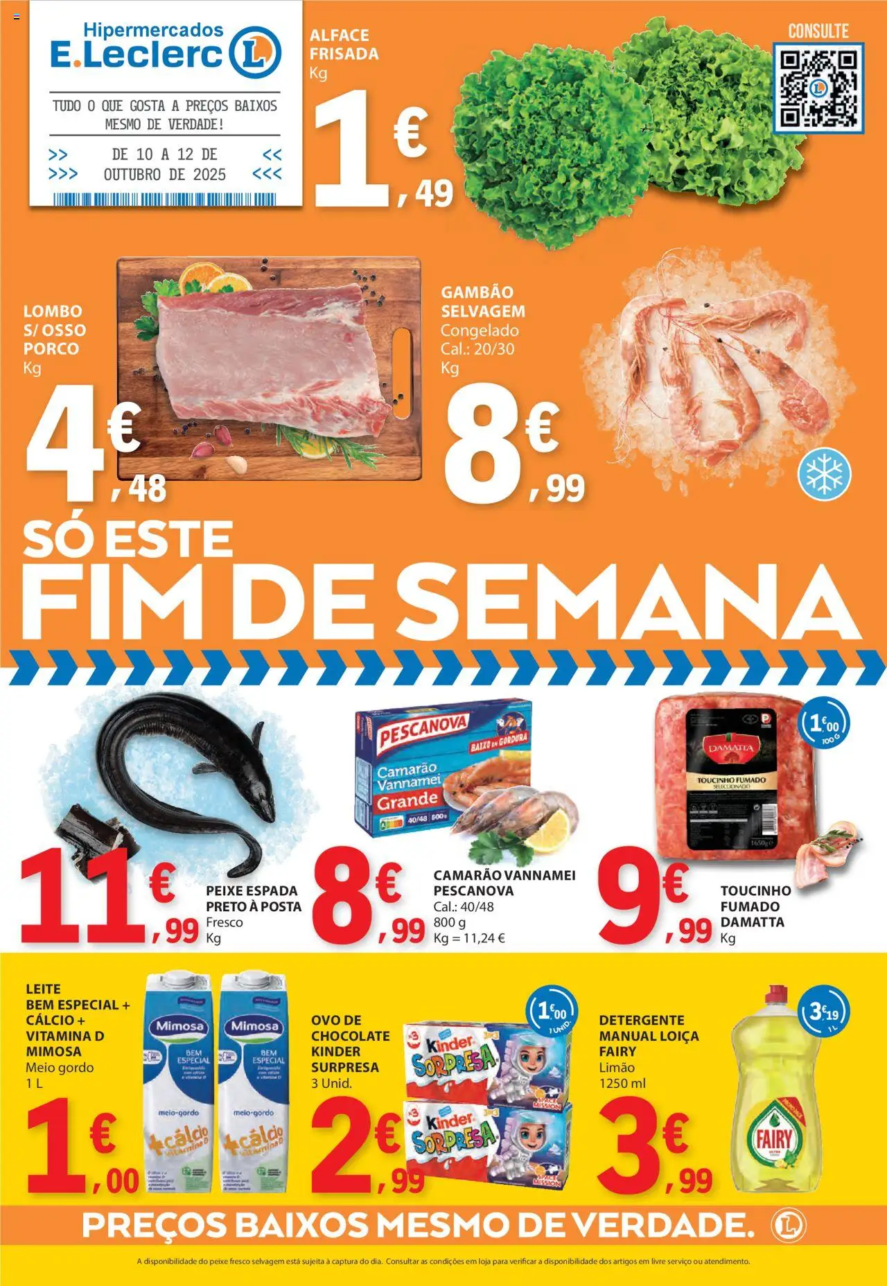 E.Leclerc Folheto de 10/10/2025 - catálogo esta semana - página 1
