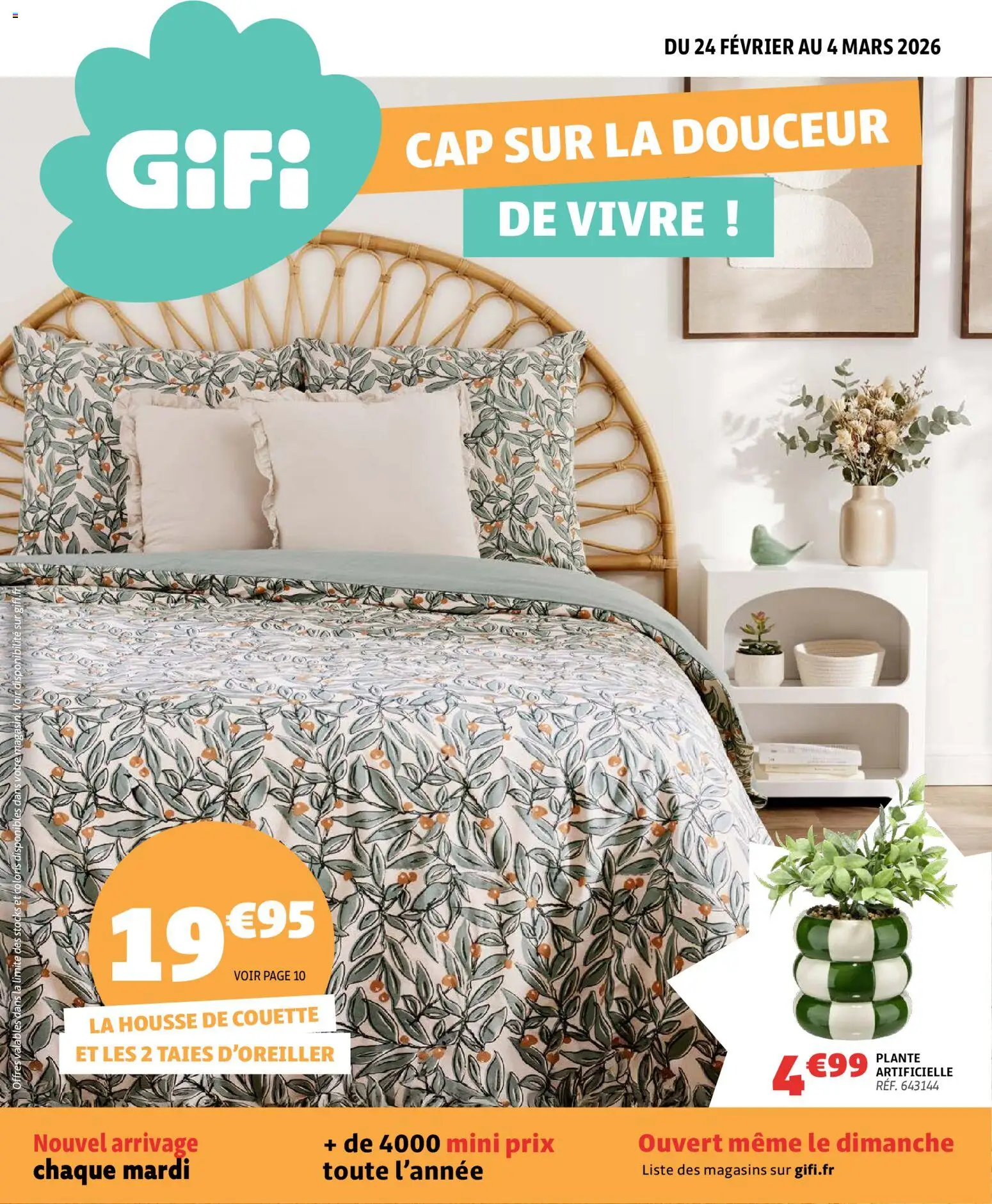 Prévisualisation de Catalogue du magasin GiFi formulaire valide 24/02/2026