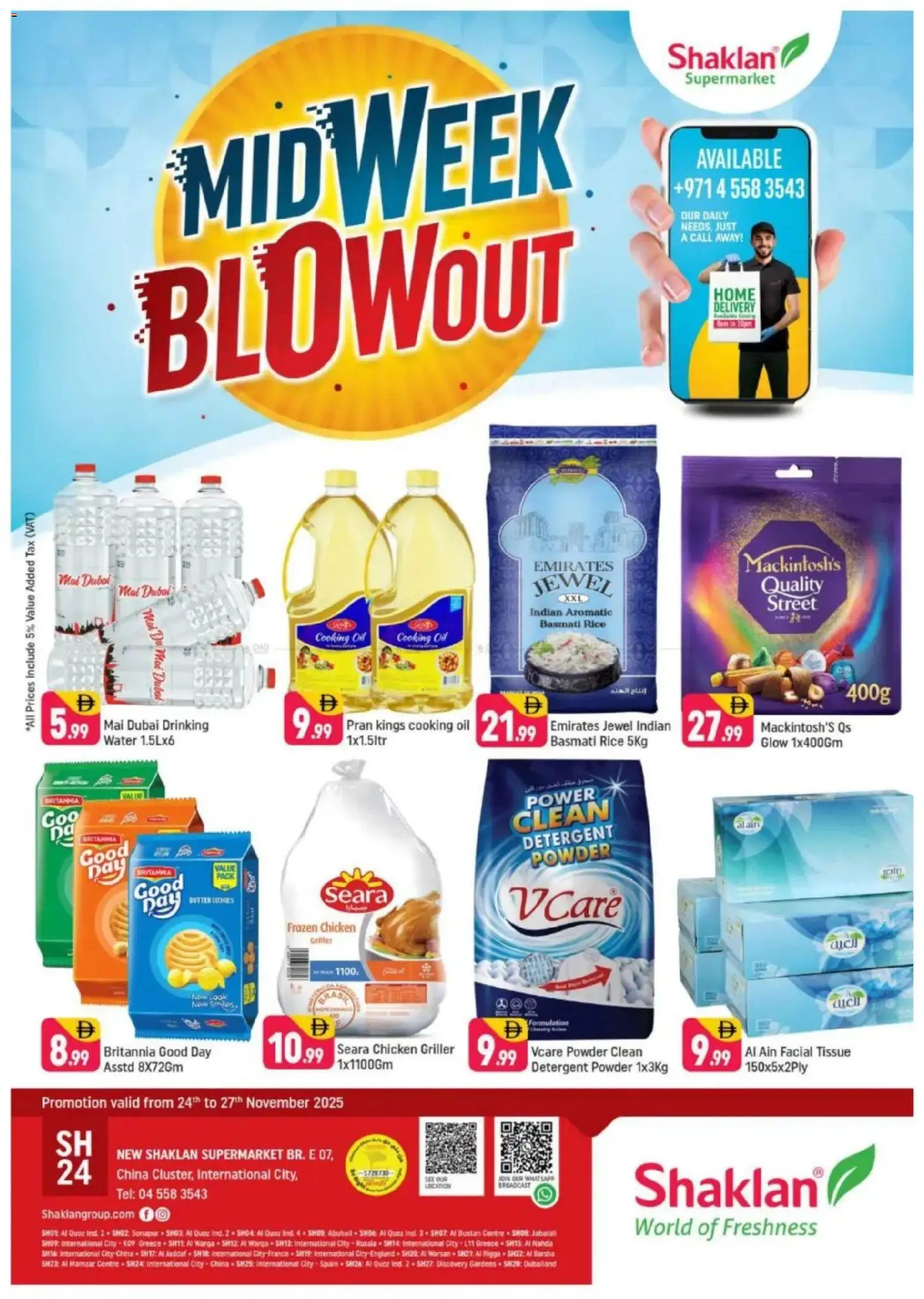 Preview of the catalogue Midweek Blowout - E07, International City, China Cluster of store Shaklan valid from 24 Nov, 2025