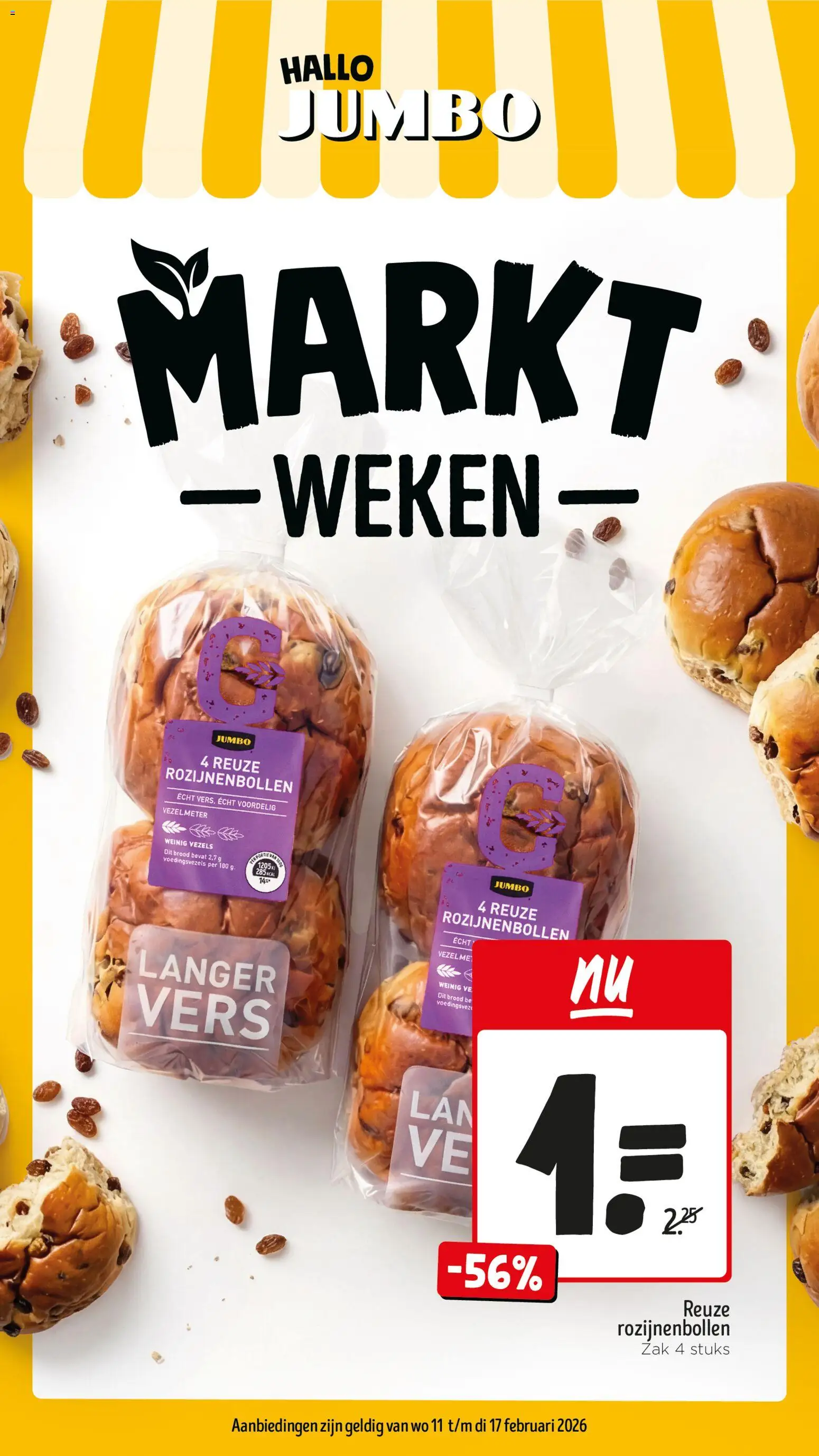 Voorbeeld van Folder week 7 - 11 feb t/m 17 feb van winkel Jumbo geldig vanaf 11-02-2026