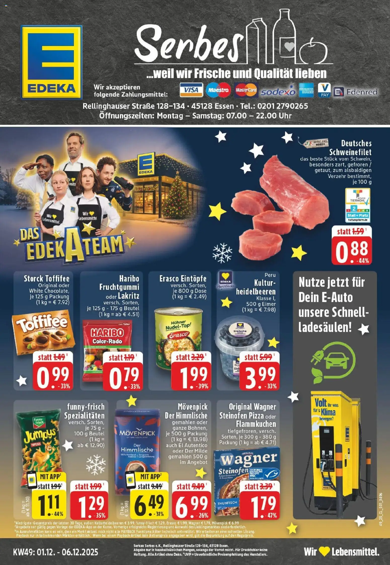 Vorschau von dem Prospekt des Geschäftes Edeka, gültig ab dem 01.12.2025