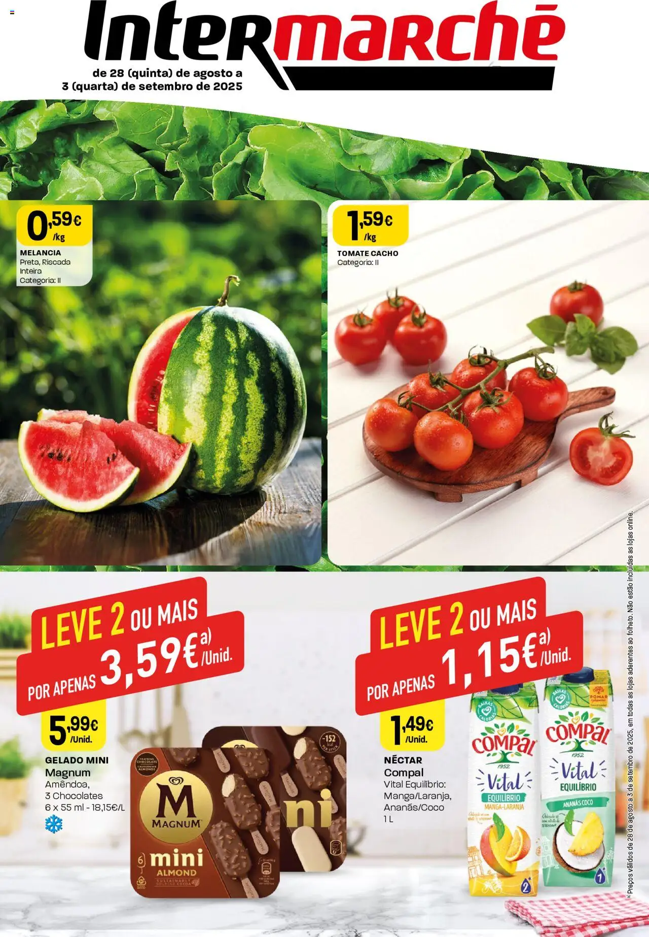 Intermarché Folheto de 28/08/2025 - catálogo esta semana - página 1