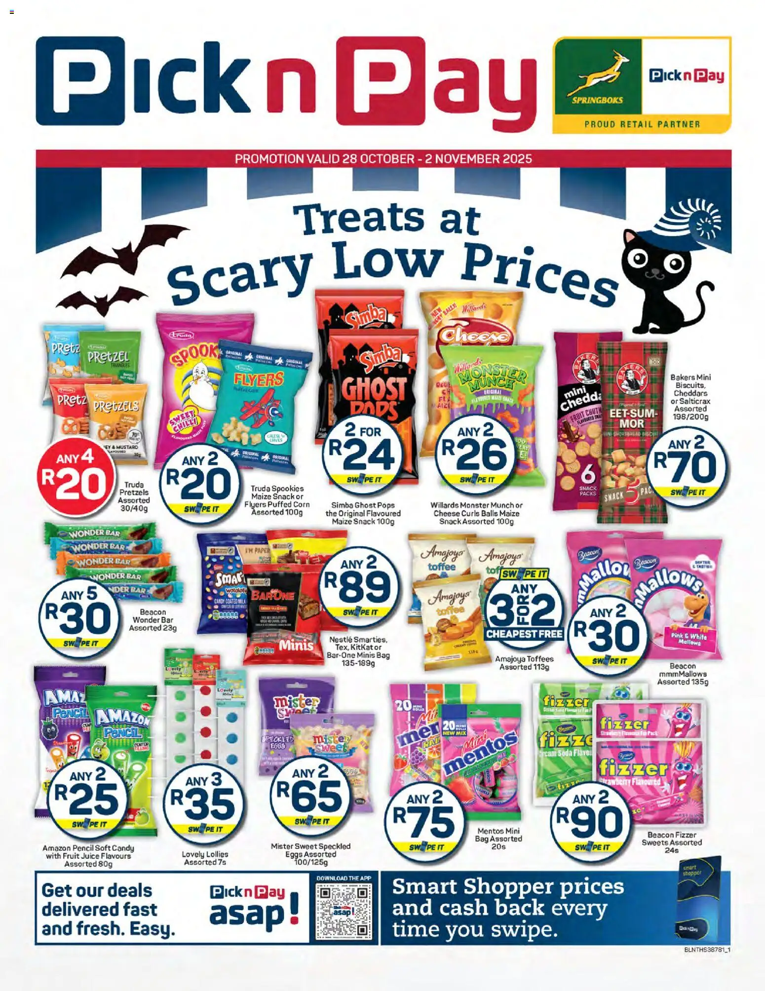 Pick n Pay Halloween Specials from 28/10 - 02/11/2025 > Promotions