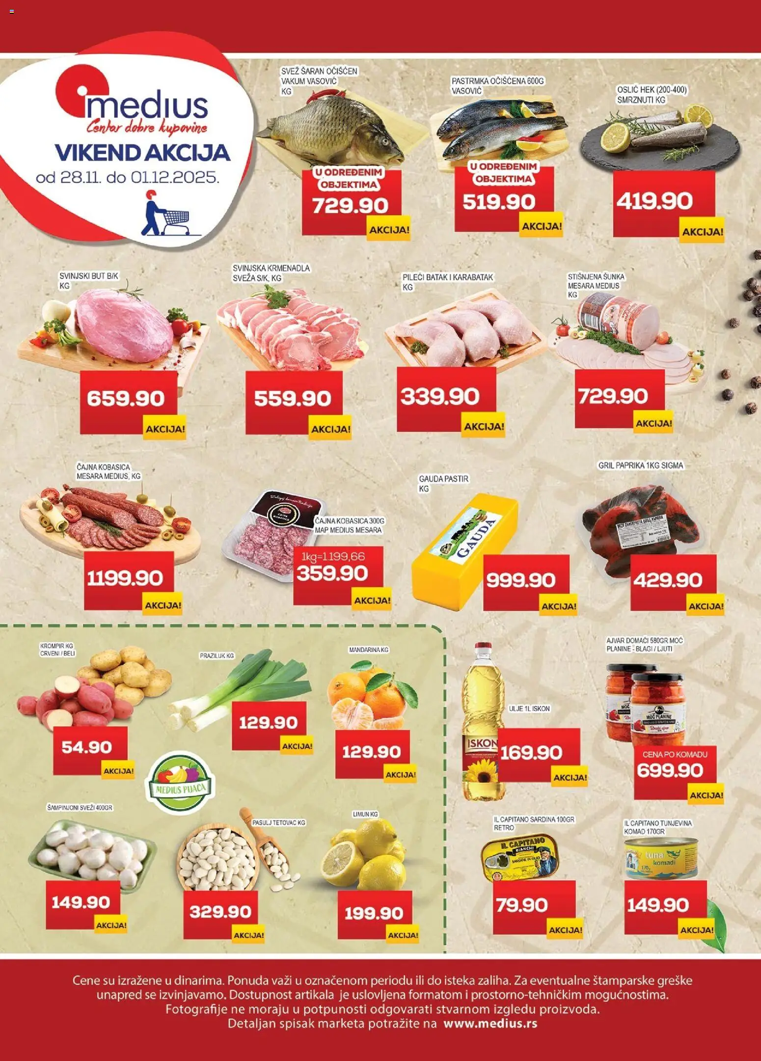 Pregled Medius kataloga - važi od 28.11.2025