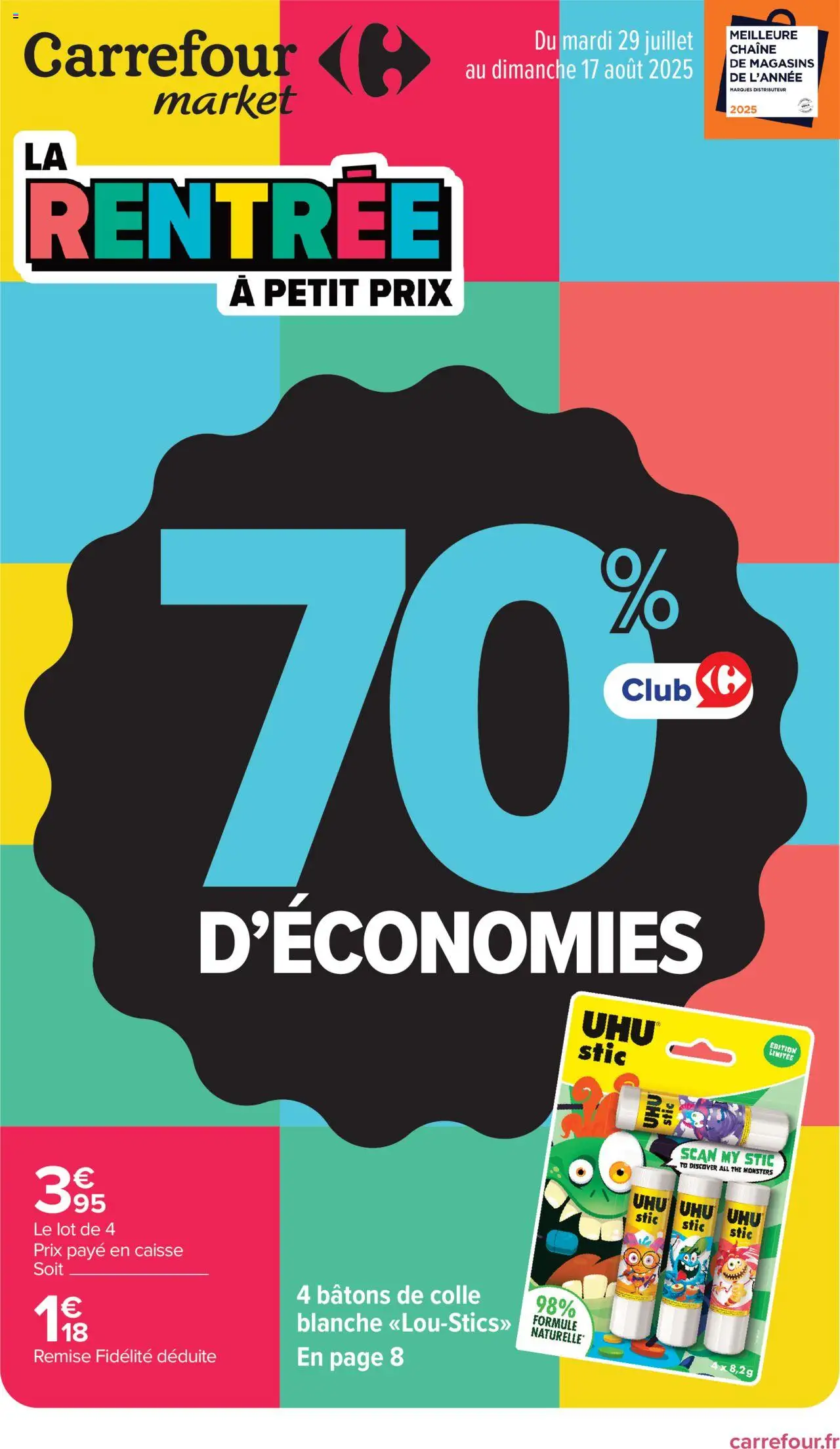 Catalogue La rentrée à petit prix de la boutique Carrefour Market valable du 29/07/2025 - Page numéro 1