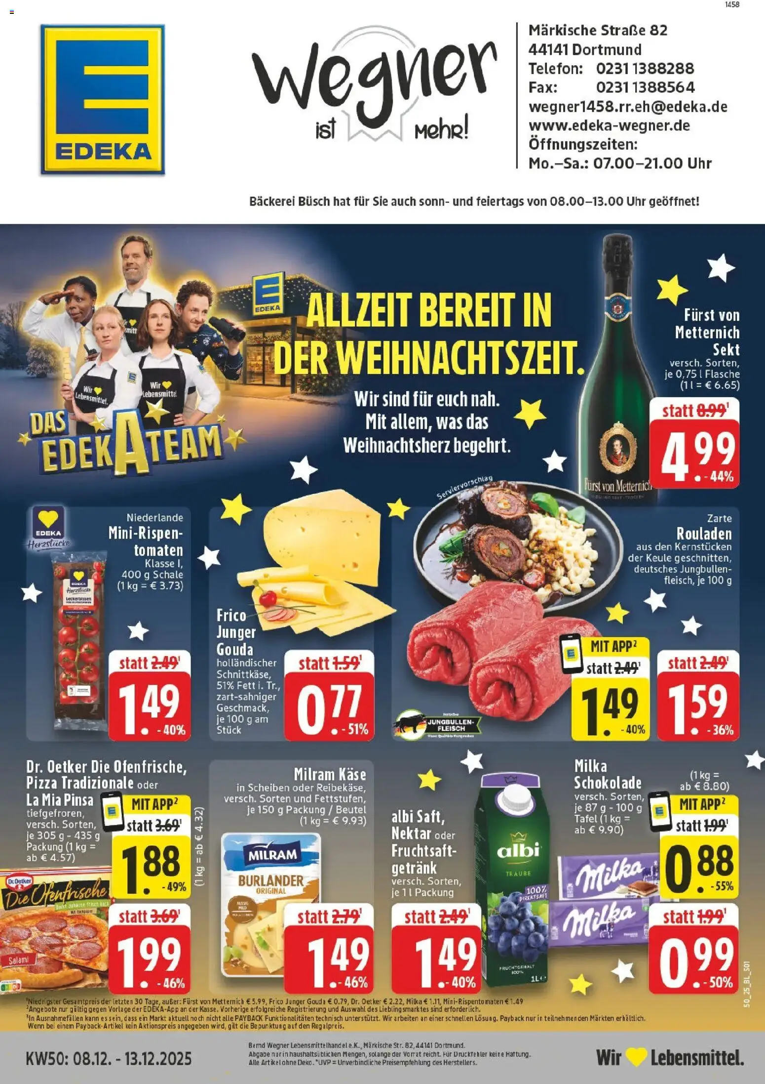 Vorschau von dem Prospekt des Geschäftes Edeka, gültig ab dem 08.12.2025