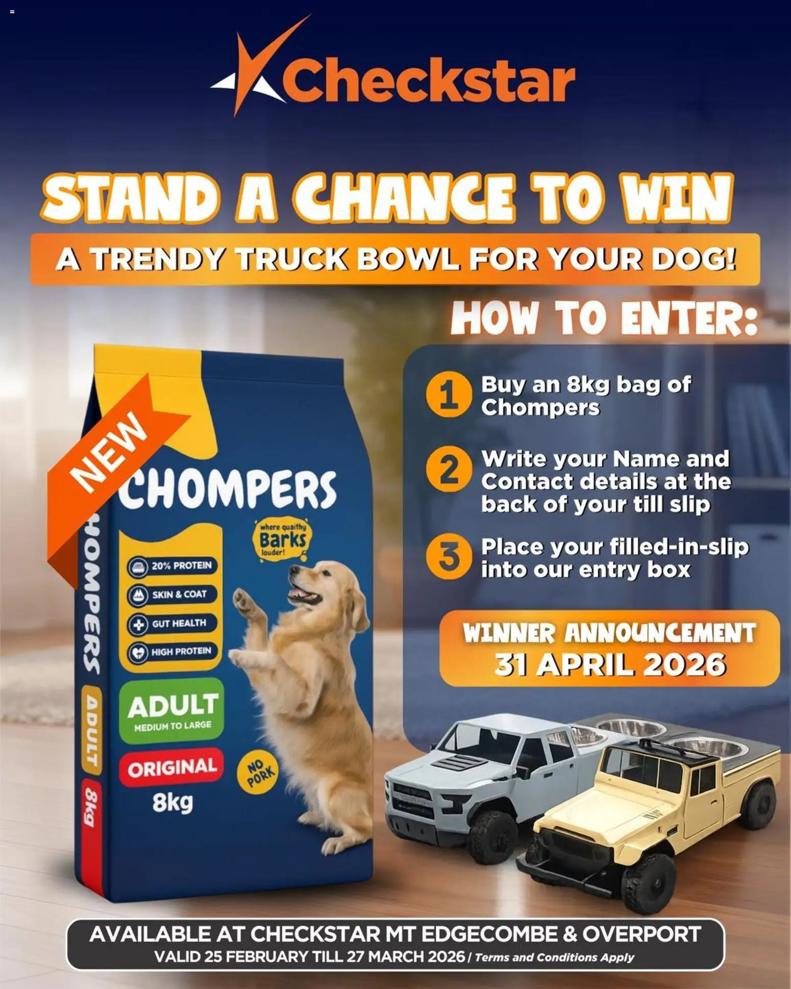 Preview of Check Star flyer valid from 25/02/2026 - Bag, Coat, Protein, Box, Bowl, Pork