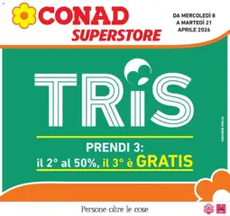 Anteprima dell'opuscolo TRIS dal negozio Conad valido da 08/04/2026