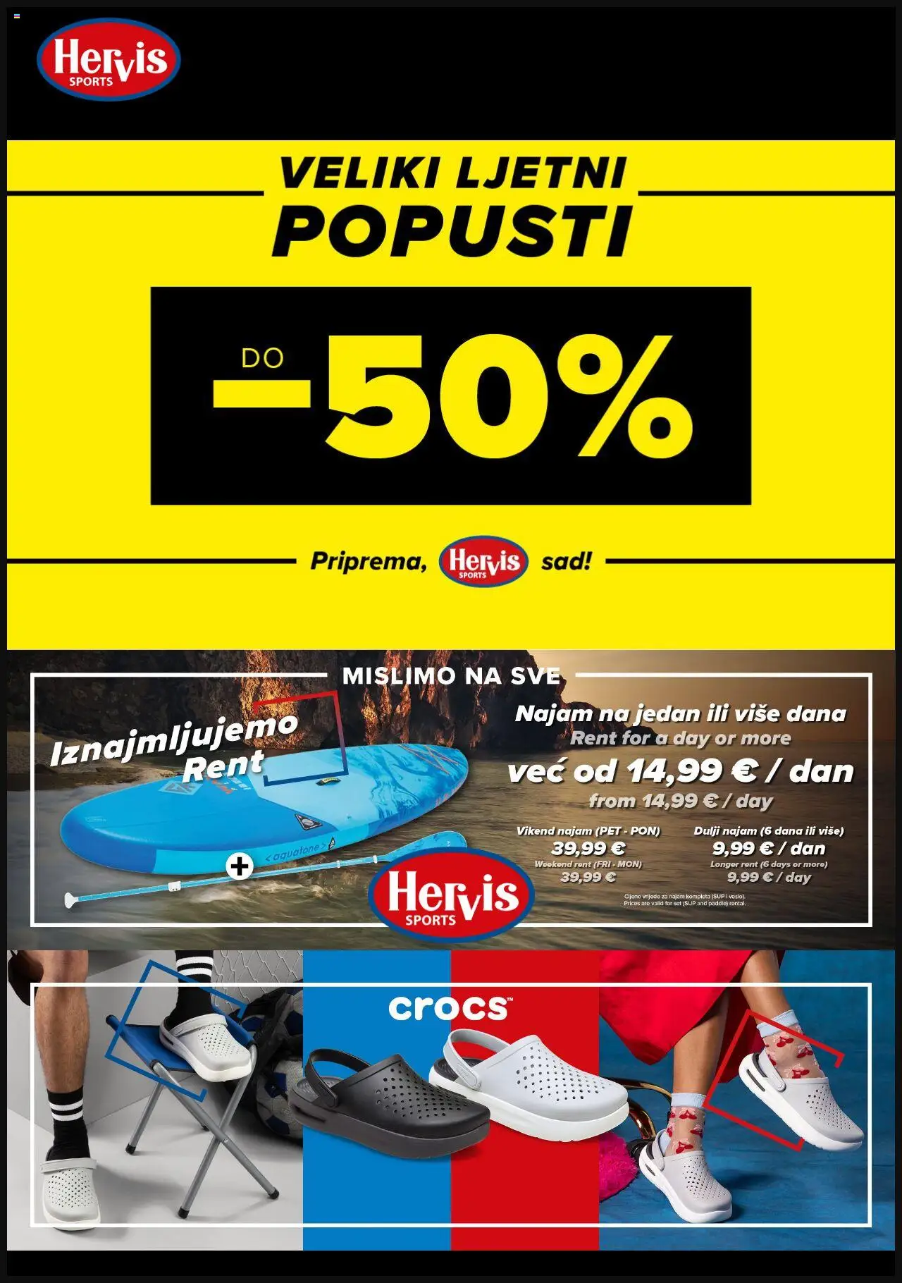 Hervis aktualni Katalog vrijedi od 11.08.2025 - tjedna akcija broj stranice 1