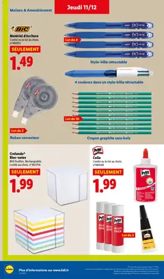 Prévisualisation de Catalogue de la semaine 50 du magasin LIDL formulaire valide 11/12/2025 | Page: 56