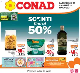 Anteprima dell'opuscolo Conad volantino dal negozio Conad valido da 11/03/2026