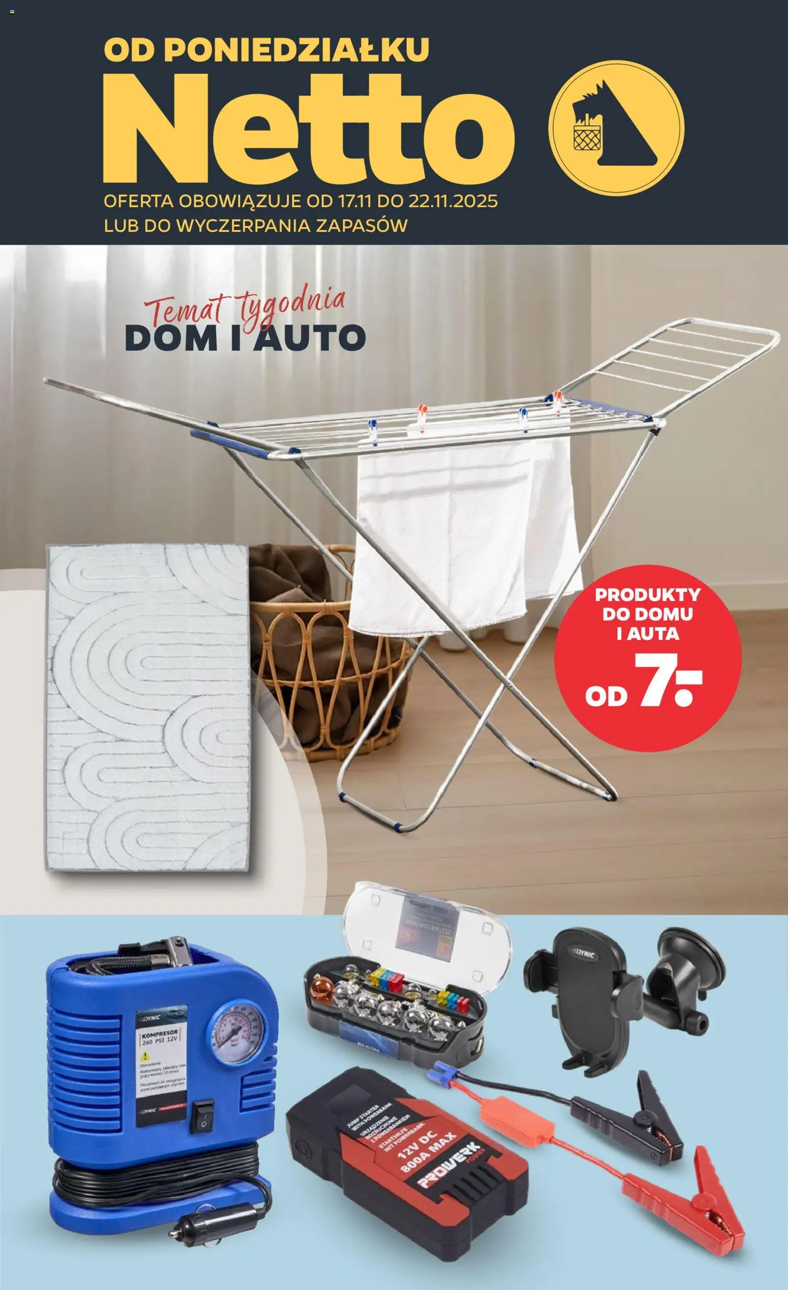 Pogląd gazetki "Gazetka Non Food" ze sklepu Netto ważnej od 17.11.2025 - Kompresor