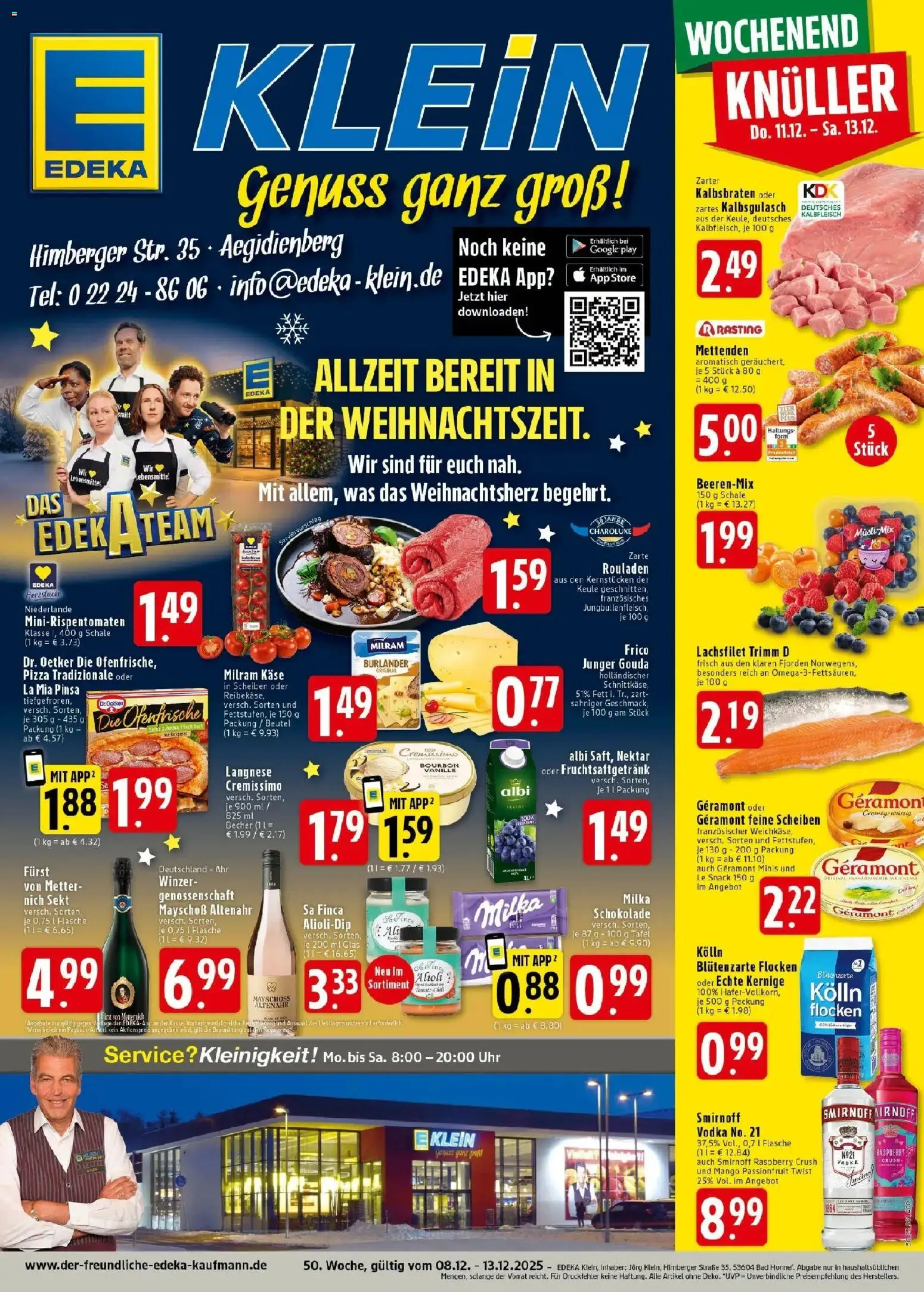 Vorschau von dem Prospekt des Geschäftes Edeka, gültig ab dem 07.12.2025
