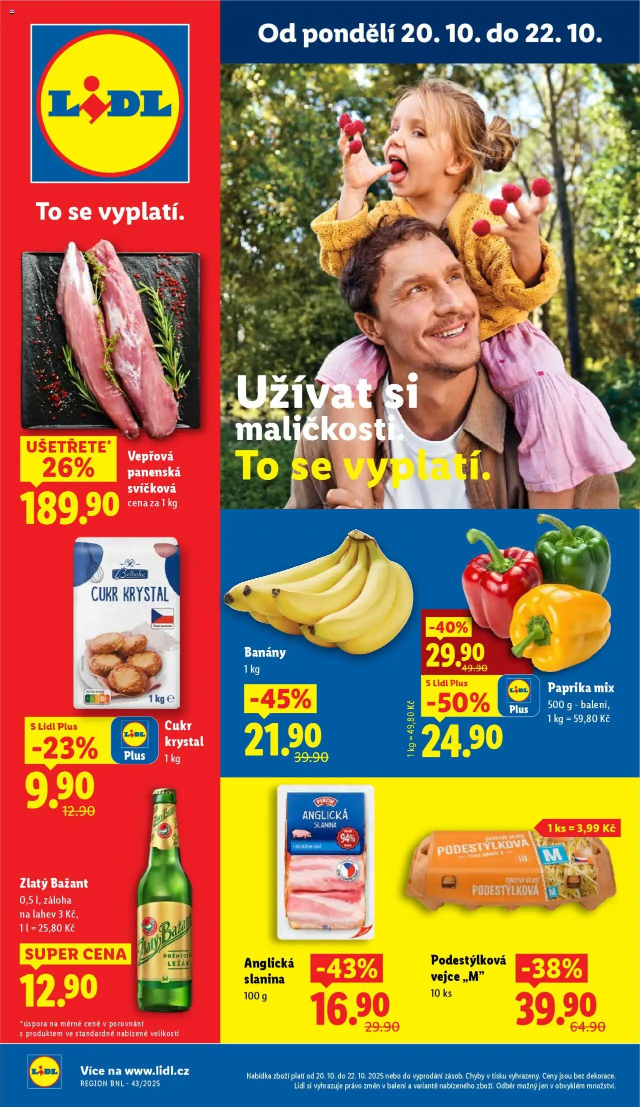 LIDL leták příští týden od 20.10.2025 >> Lidl Akce