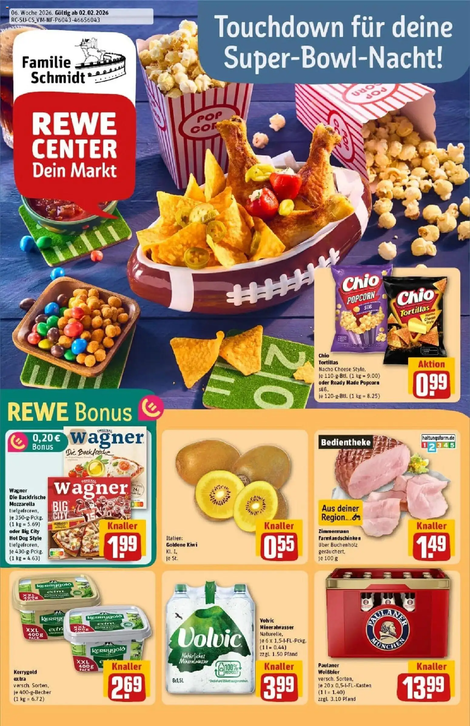 Vorschau von dem Prospekt des Geschäftes Rewe, gültig ab dem 02.02.2026