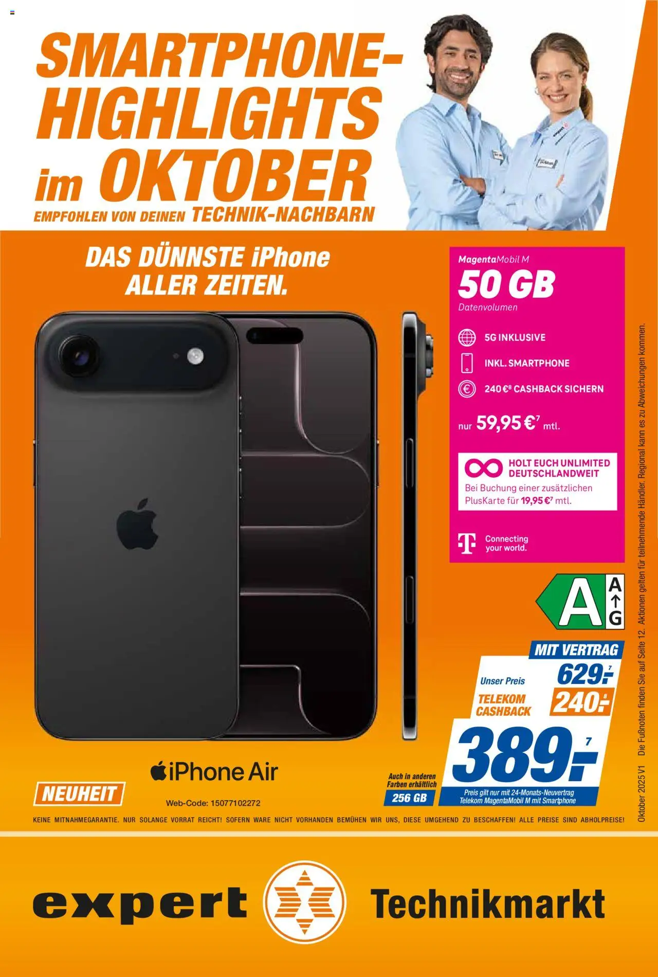 Expert Smarthphone Highlights im Oktober (vom 01.10.2025 - 31.10.2025)