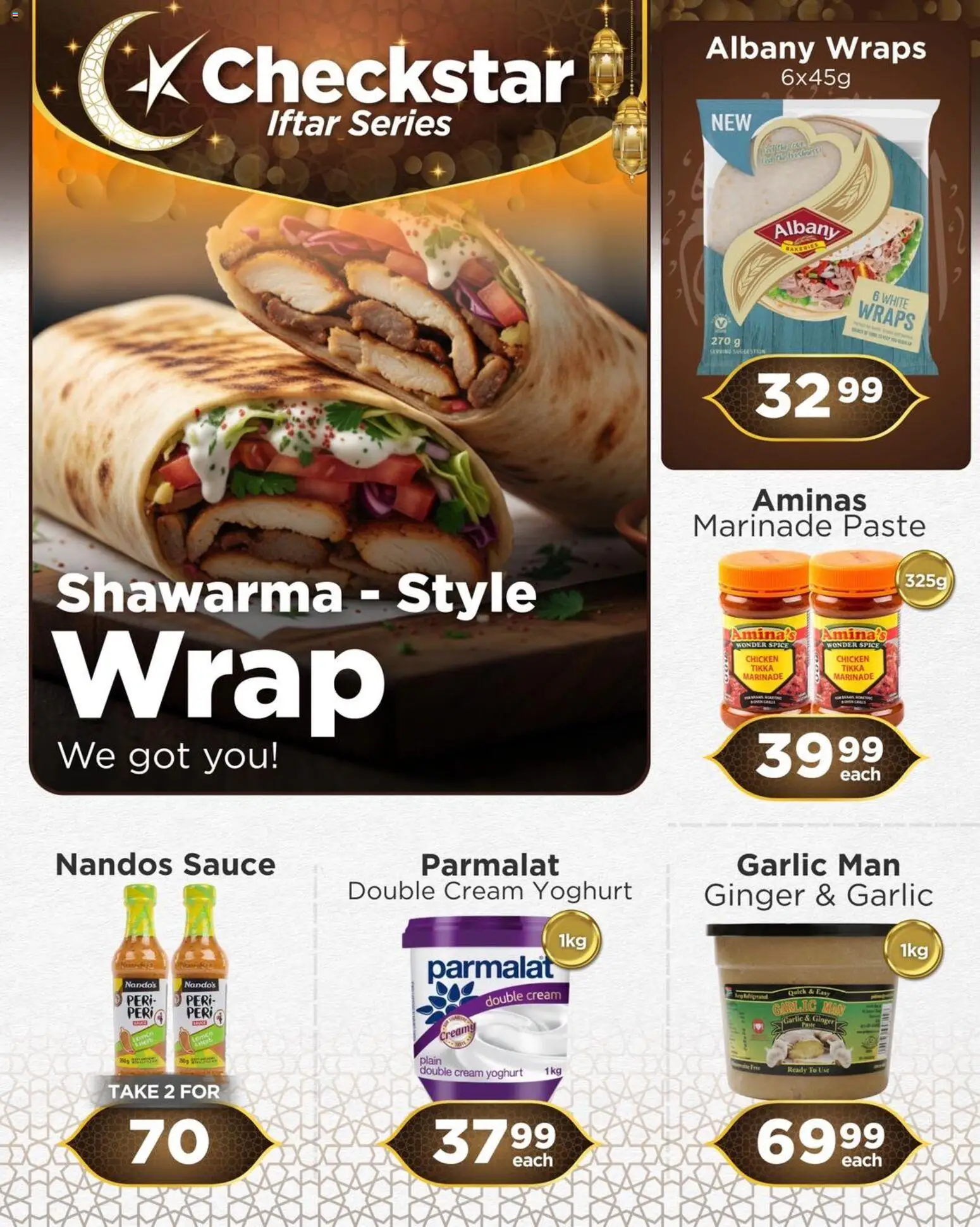 Preview of Check Star flyer valid from 10/03/2026 - Chicken, Cream, Garlic, Yoghurt, Sauce, Marinade