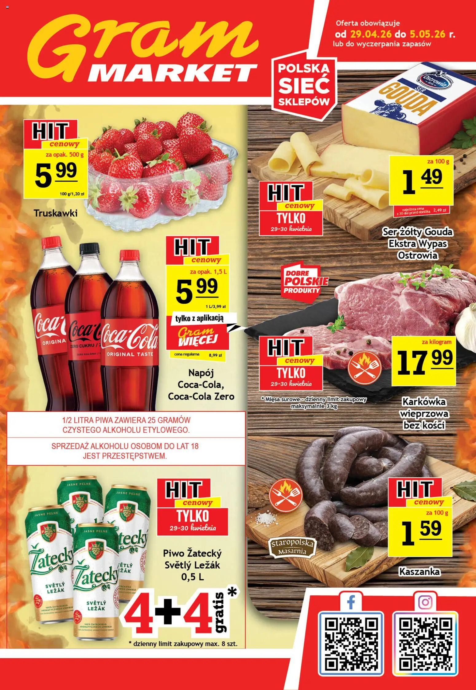 Pogląd gazetki "Gram Market gazetka" ze sklepu Gram Market ważnej od 29.04.2026