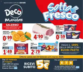 Anteprima dell'opuscolo Volantino MaxiStore - Salerno dal negozio Decò valido da 23/02/2026